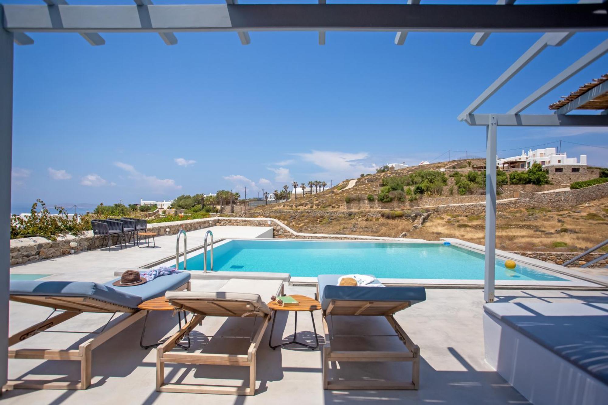 Aqua Breeze Seaview Pool Suites Mykonos Mykonos Town Екстериор снимка